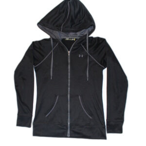 Under Armour Women's Black Sweatshirt Size Small Semi-Fitted